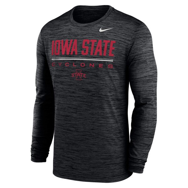 Nike® I-State Fanwear Black Long Sleeve T-Shirt